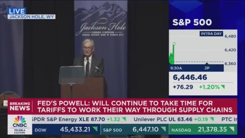 Jerome Powell just doubled down on blaming Donald Trump’s tariffs