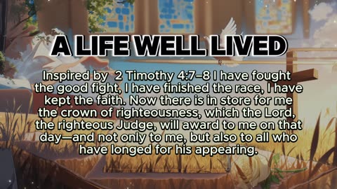 A Life Well Lived | Christian Memorial Song for the Faithful 🕊️