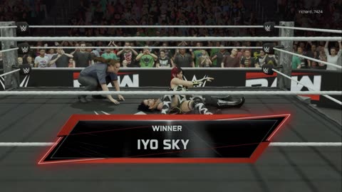 wwe 2k25 277 universe Iyo Sky VS Shayna Baszler