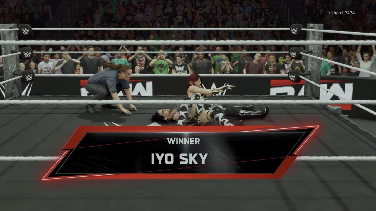 wwe 2k25 277 universe Iyo Sky VS Shayna Baszler