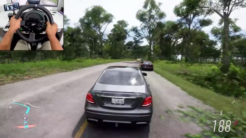 Mercedes AMG E63S 900HP Forza Horizon 5 _ Thrustmaster T300RS gameplay