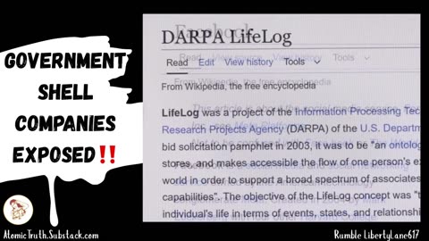 Pentagon’s TIA Program is Now Palantir ~ DARPA’s LifeLog is Now Facebook