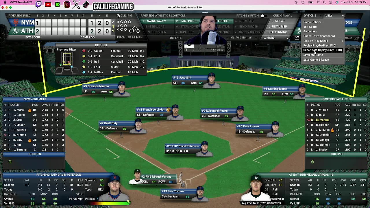 🔴Ep.16 Live Stream OOTP 26 Franchise Rebuild | Live Commissioner & Manager Mode (Inside The Diamond)