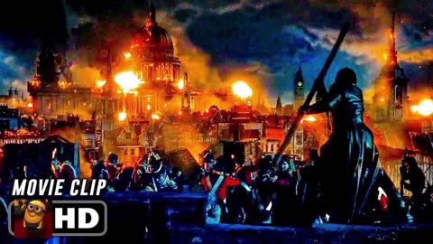 Undead Siege Of London Scene _ PRIDE AND PREJUDICE AND ZOMBIES (2016) Movie CLIP HD