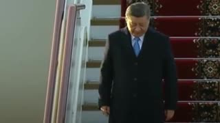 Así fue la llegada de Xi Jinping a Moscú