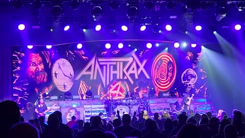 Anthrax "I Am the Law" 1/28/23 Mt. Pleasant, Michigan.