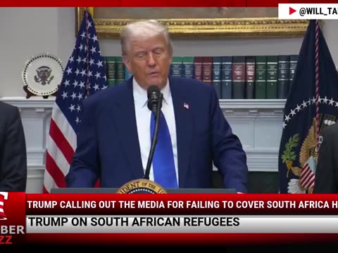 Trump Calling Out The Media For Failing To Cover South Africa Horrors