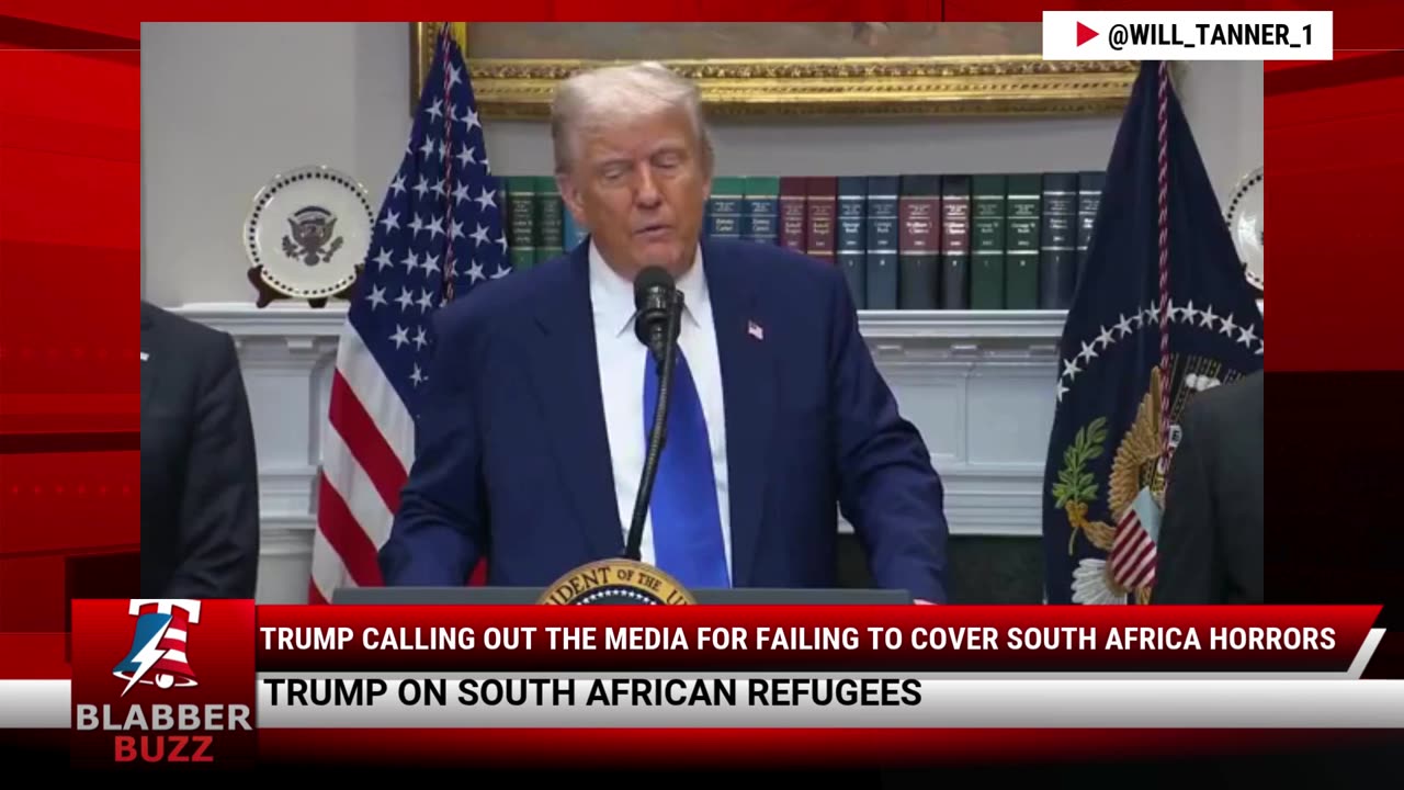 Trump Calling Out The Media For Failing To Cover South Africa Horrors
