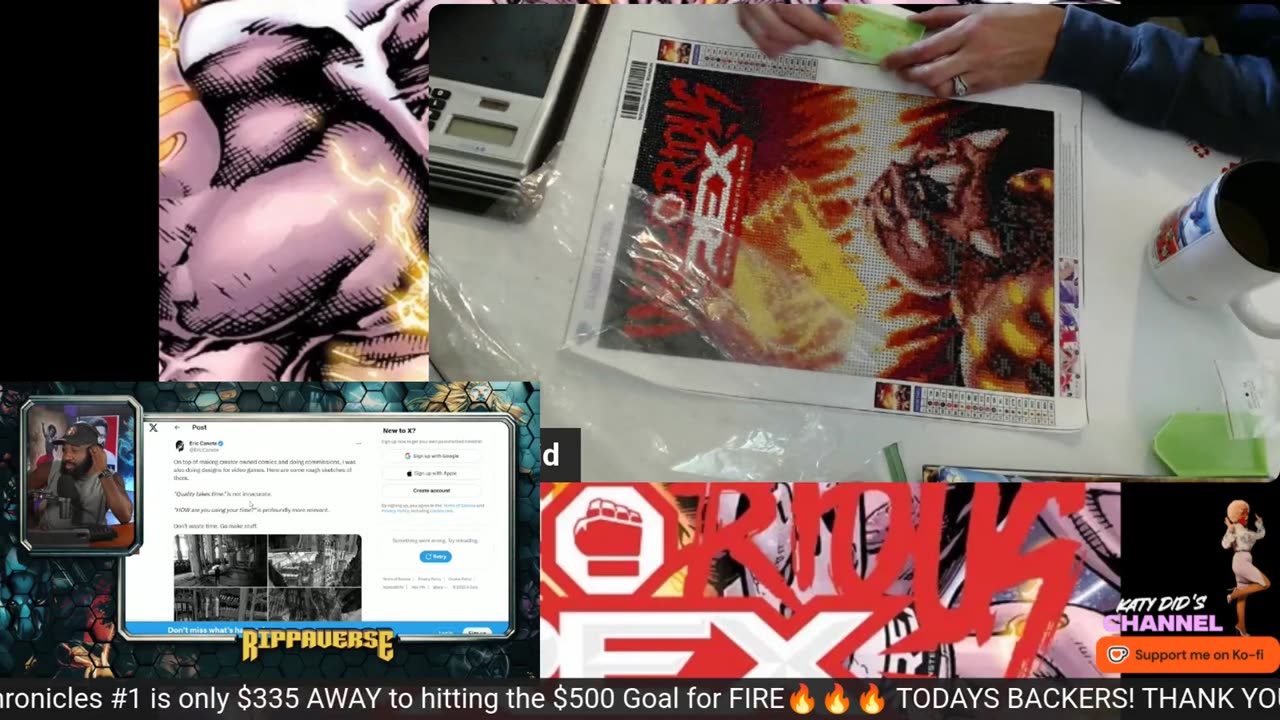 KatyDid Diamond Art Stream & Chill | INGLORIOUS REX