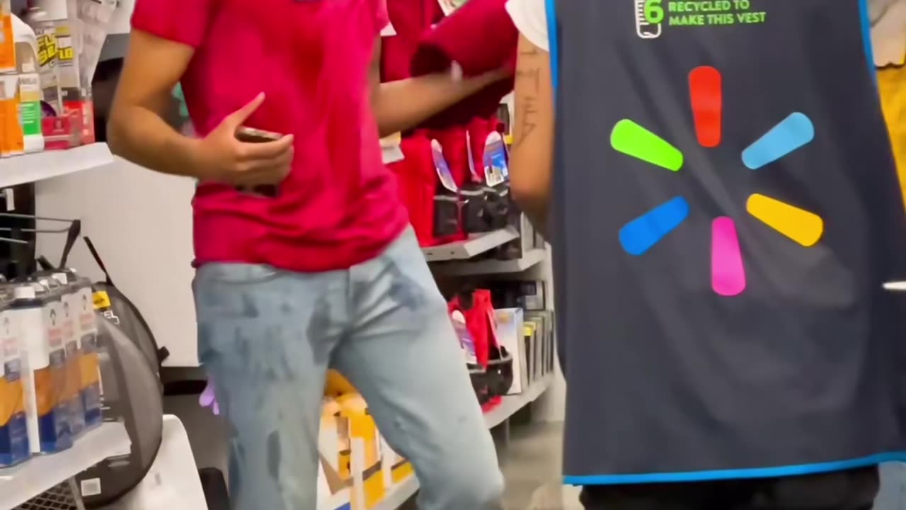 WHAT IS THE WALMART MANAGER DOING…. 🤦♂️💀 (BALL PUMP PRANK GONE WRONG)
