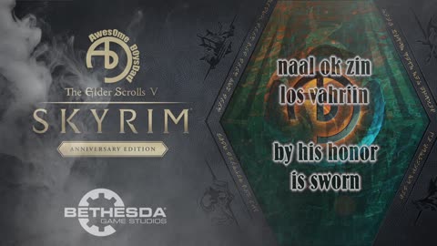 A_BD Skyrim Clean Intro Ft. Dovakiin Music and Words