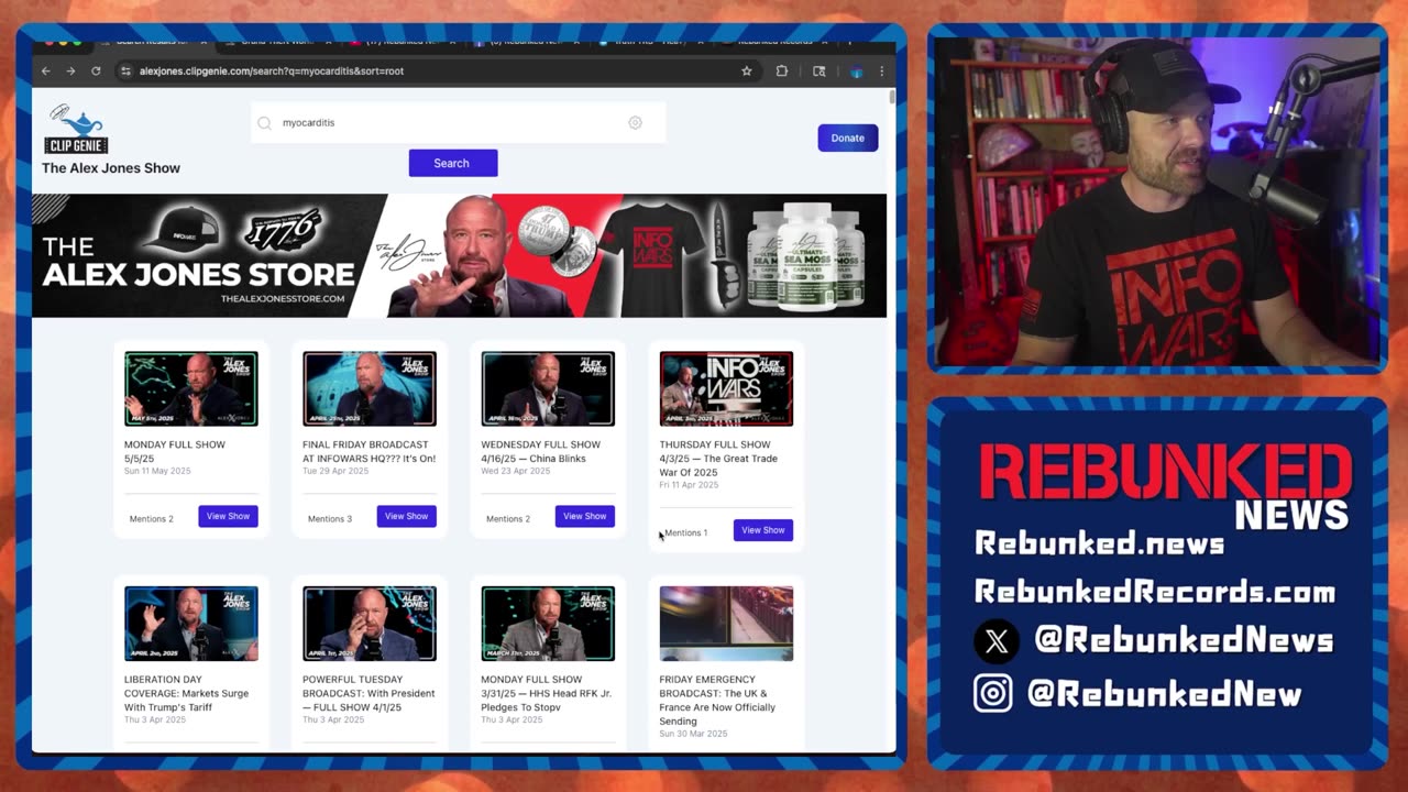 The Alex Jones Search Engine: Clip Genie - POWERFUL NEW TOOL IN THE INFORMATION WAR