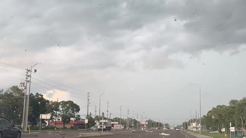 Gustnado over Largo, Florida