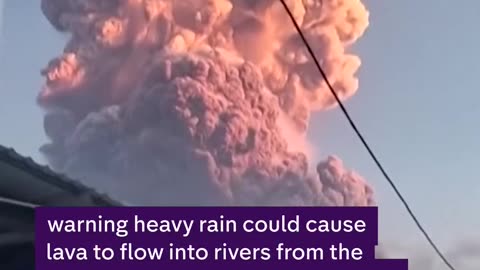 Indonesia Volcano Spews