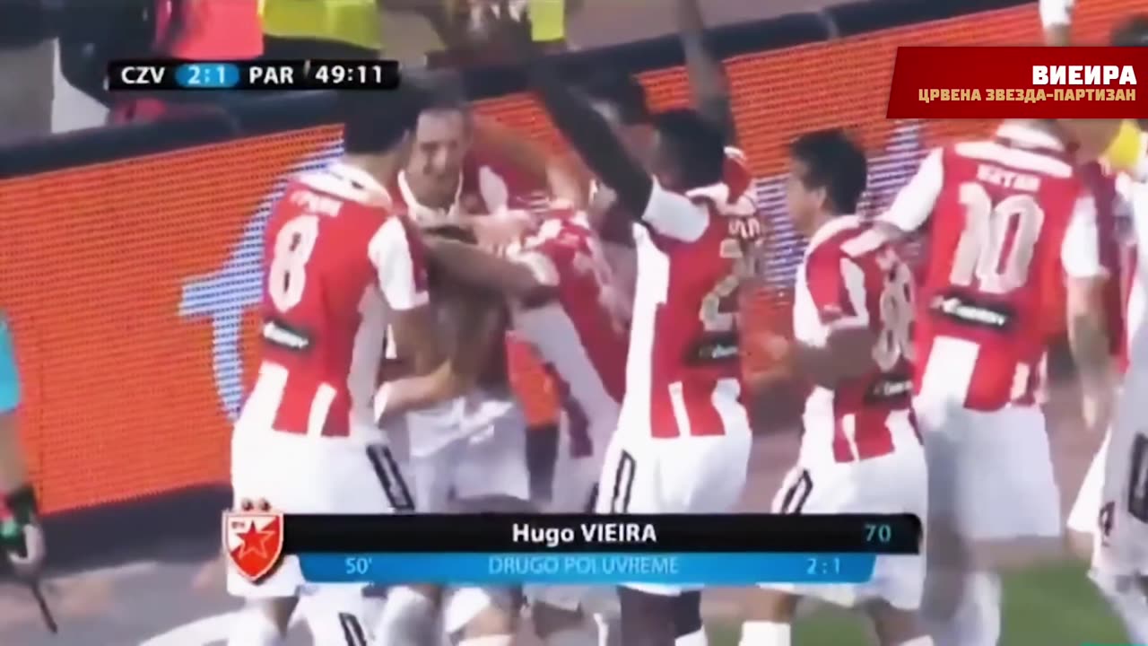 Najlepši golovi - Crvena zvezda - Hugo Vieria, 2015