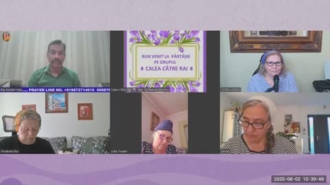 CALEA CĂTRE RAI ~LIVE~ SATURDAY FELLOWSHIP WAY OF HEAVEN MINISTRY AUGUST 2, 2025