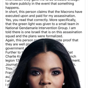 ⚠️ urgent message regarding Candice Owen 🤯⚠️🤦‍♂️🤬‼️