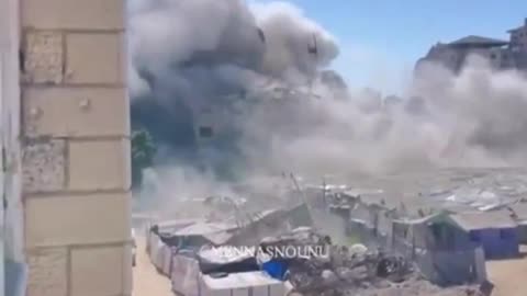 Israeli forces level another Gaza residential building