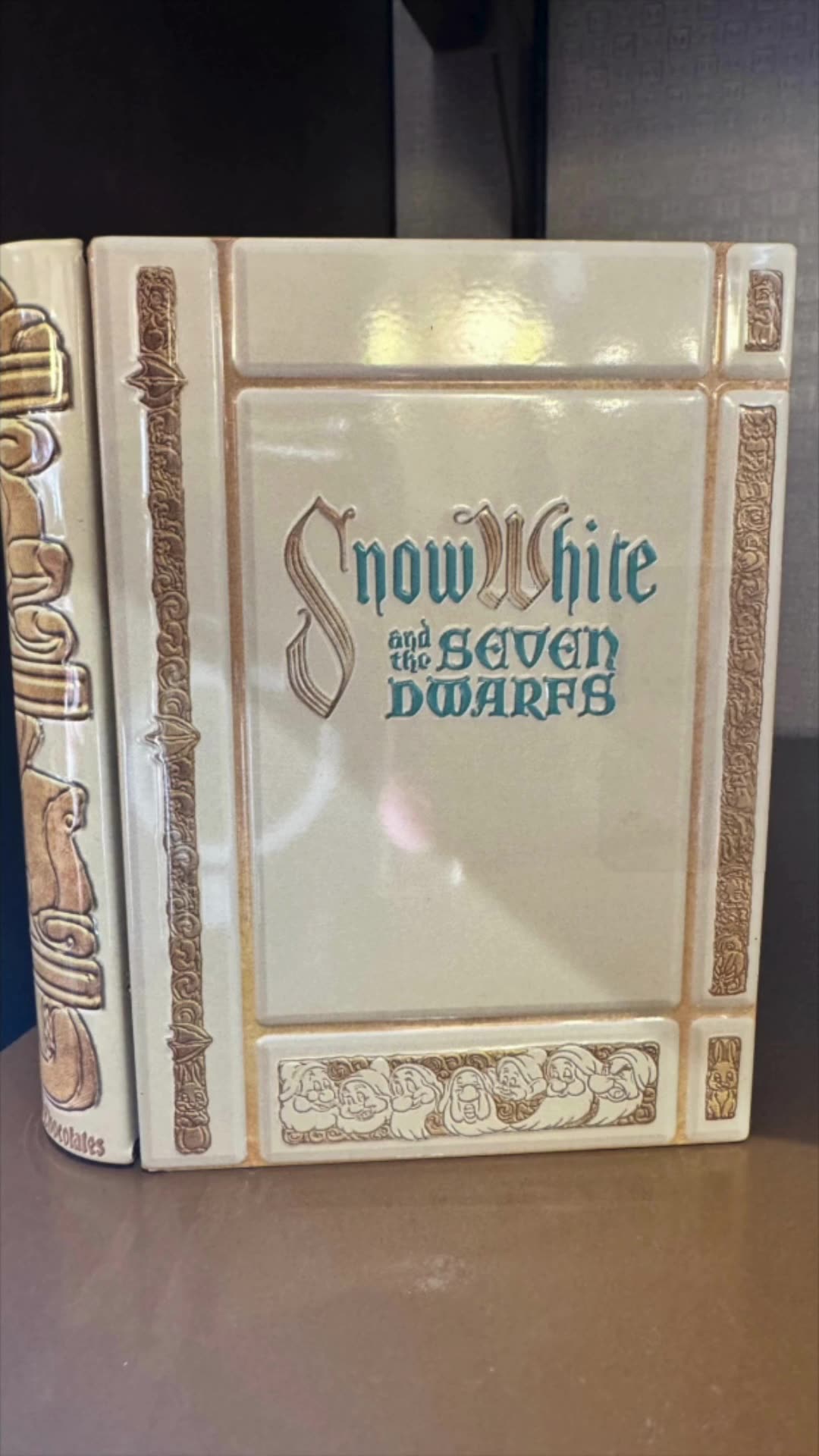 Disney Parks Snow White and the 7 Dwarfs Storybook Journal Tin with Chocolate Inside #shorts