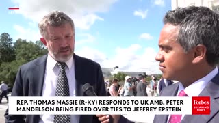 Thomas Massie Responds To UK Ambassador Peter Mandelson