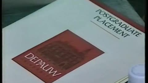 January 22, 1995 - TV Station Spotlights DePauw's Graduation Guarantee