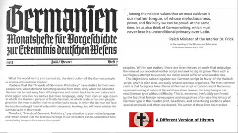 1933 Germanien - protecting the German language and script