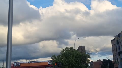 "Clouds", not real, fake, synthetic, in the atmosphere, blocking the direct sunlight(1)