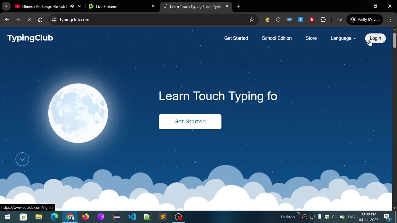 Touch Typing Live Stream