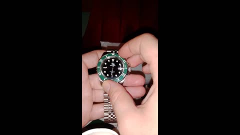 (Starbucks Rolex Homage) Overview of the Steel Dive 1953 - Seiko NH35 Movement And Jubilee Bracelet