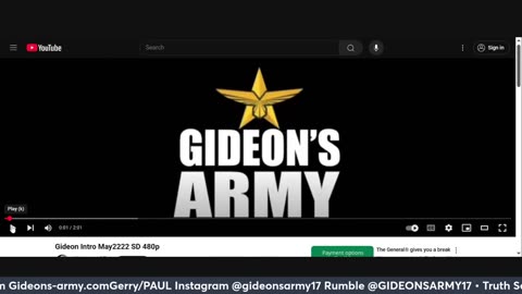 GIDEONS ARMY FRIDAY 6/13/25 930 AM EST