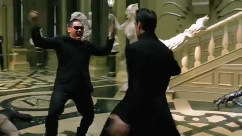 Neo vs. The Merovingian: Underground Mayhem in the Matrix! 🔥
