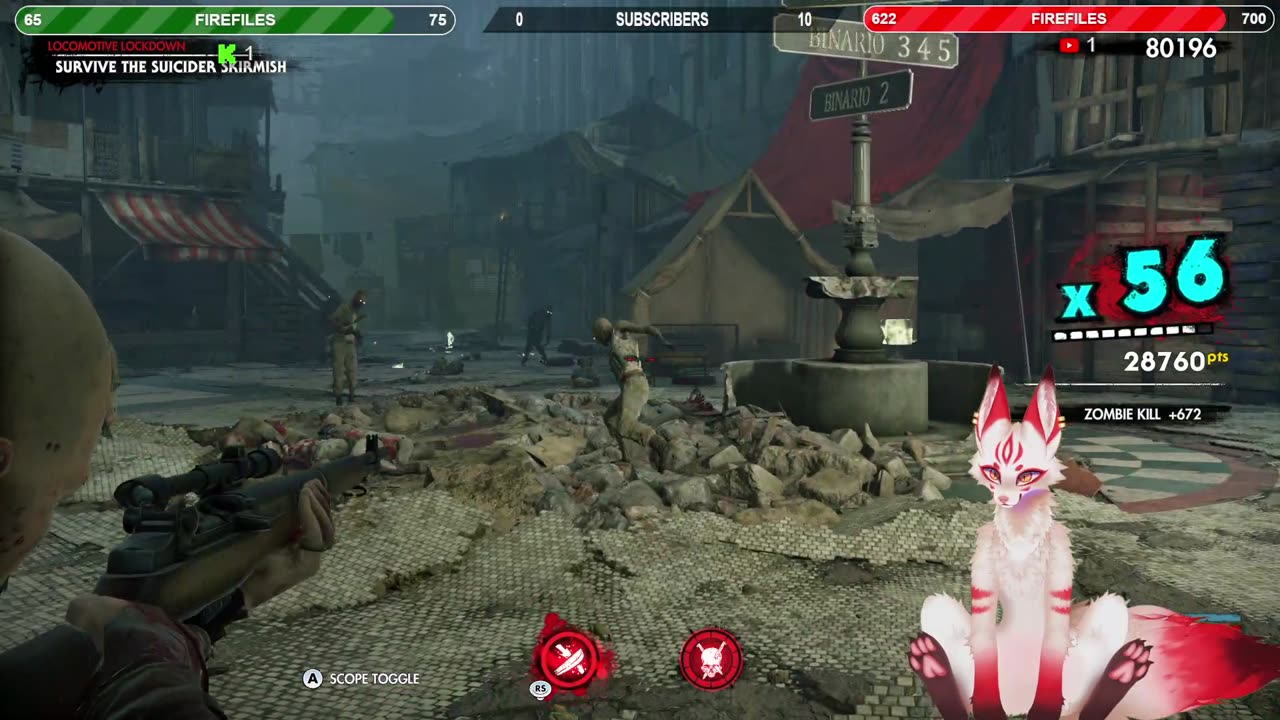 Fighting in the dead war Zombie Army 4 dead war
