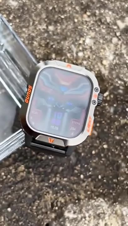 Smartwatch LED Flashlight Compass Sports Watch 100+ Sports Modes Sleep Heart Rate