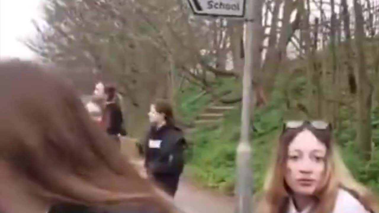 Schoolgirls and their parents are protesting in Dover after Afghan boys were