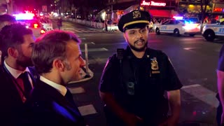 Macron phones Trump after being blocked by his motorcade route