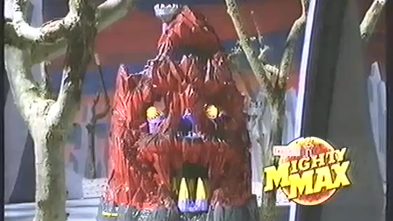 Mighty Max Skull Mountain toy commercial 1992