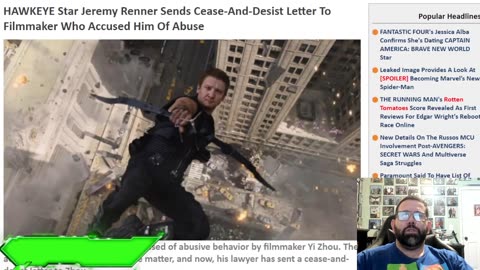 Jeremy Renner's Lawyer Sends A Letter To Chinese Filmmaker