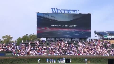 The Chicago Cubs paid tribute to Charlie Kirk prior to their matchup.