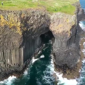 Fingal's Cave on the island of Staffa in Scotland