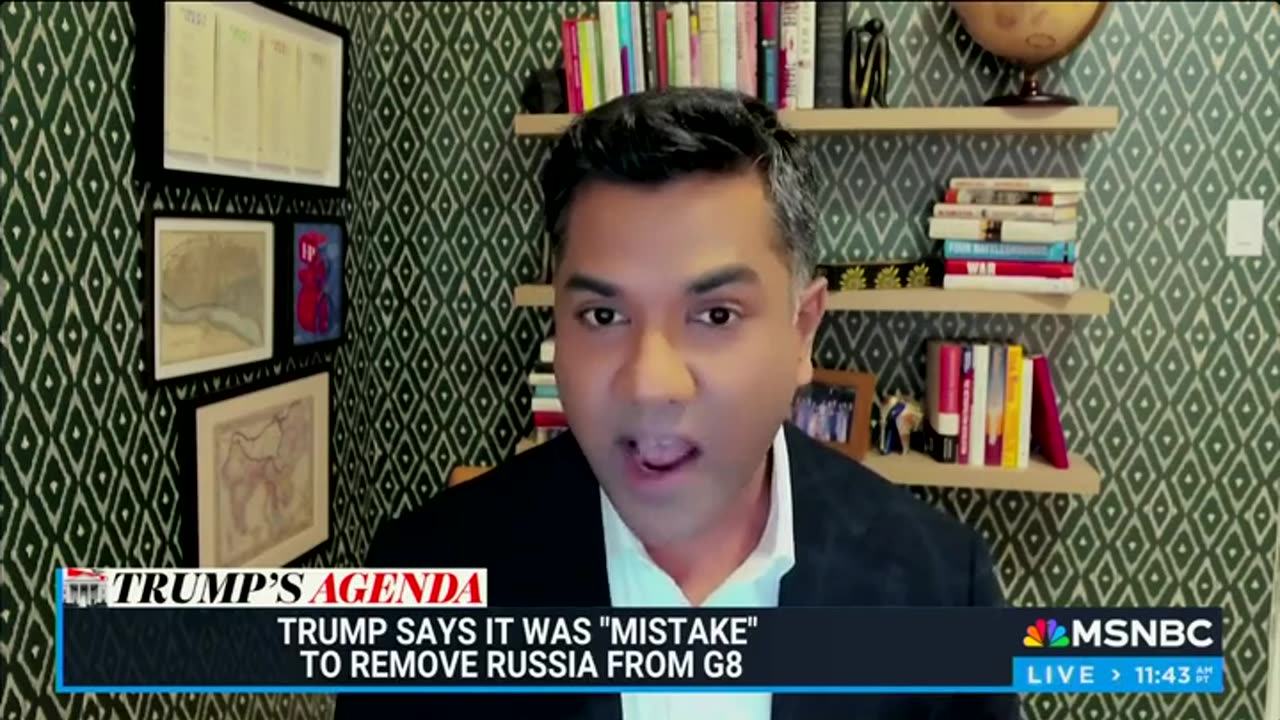 MSNBC Baselessly Throws Out Theory That Trump Will Ditch G7 For Alliance With Russia, China