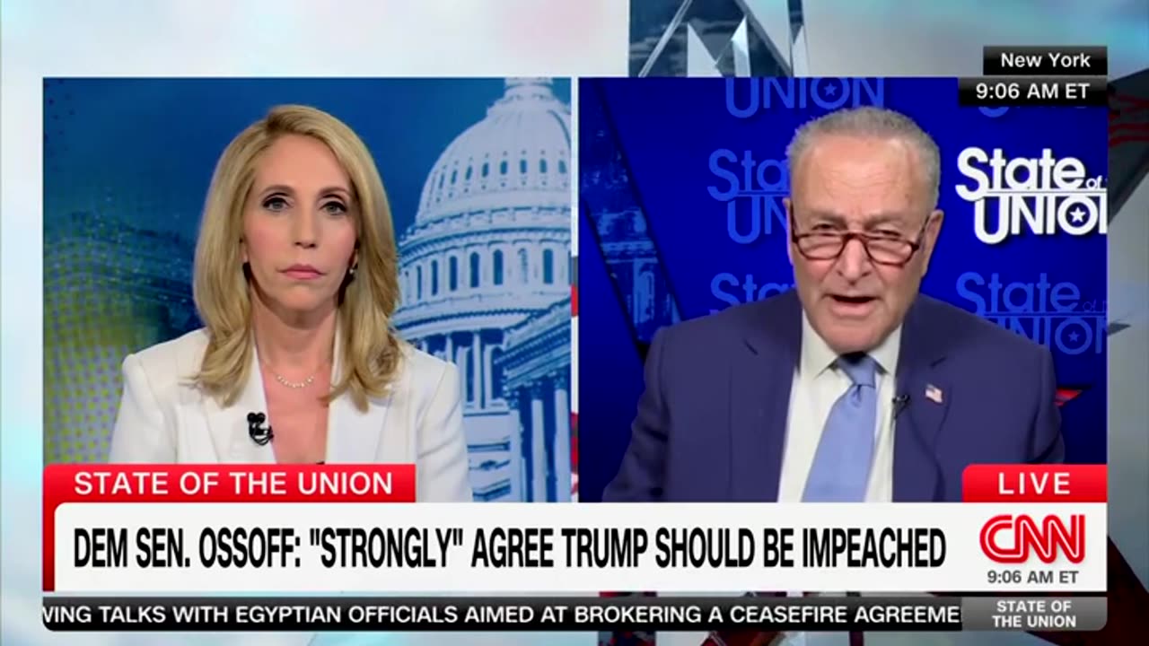 Chuck Schumer Does Not Rule Out Impeaching Trump If Dems Take Back Control