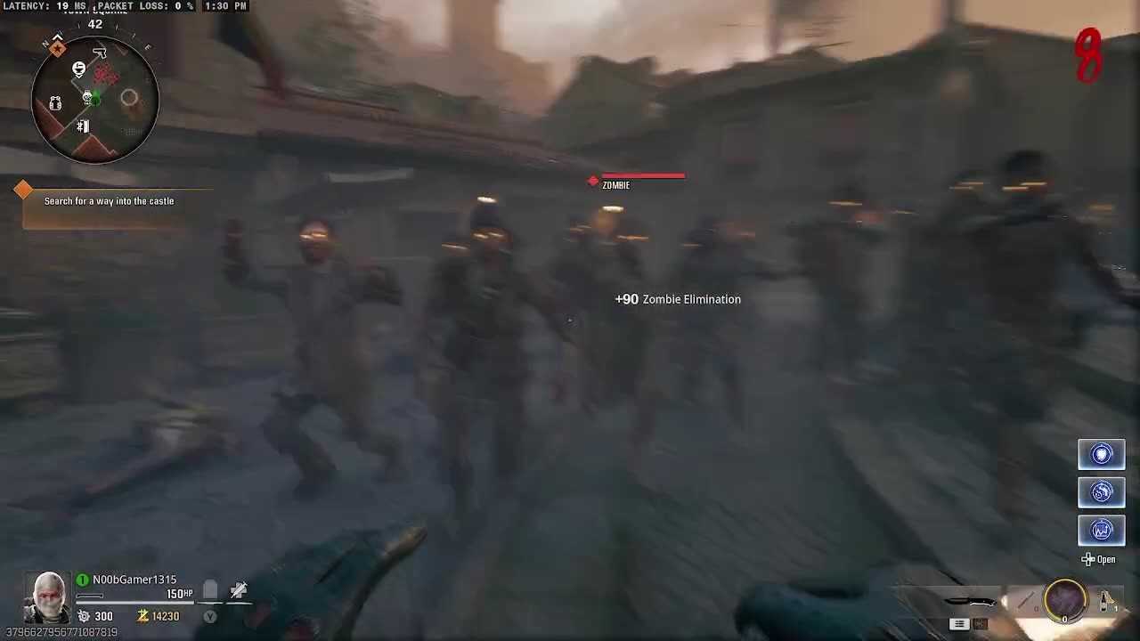 Call of Duty Black Ops 6 No Commentary Solo Round Based Zombies PvE Citadelle Des Mortis 55th Game