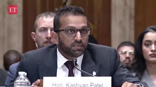 Kash Patel loses cool at Democrats during a senate hearing