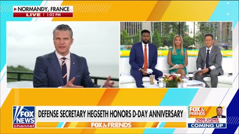 Secretary Hegseth commemorates D-Day anniversary in Normandy