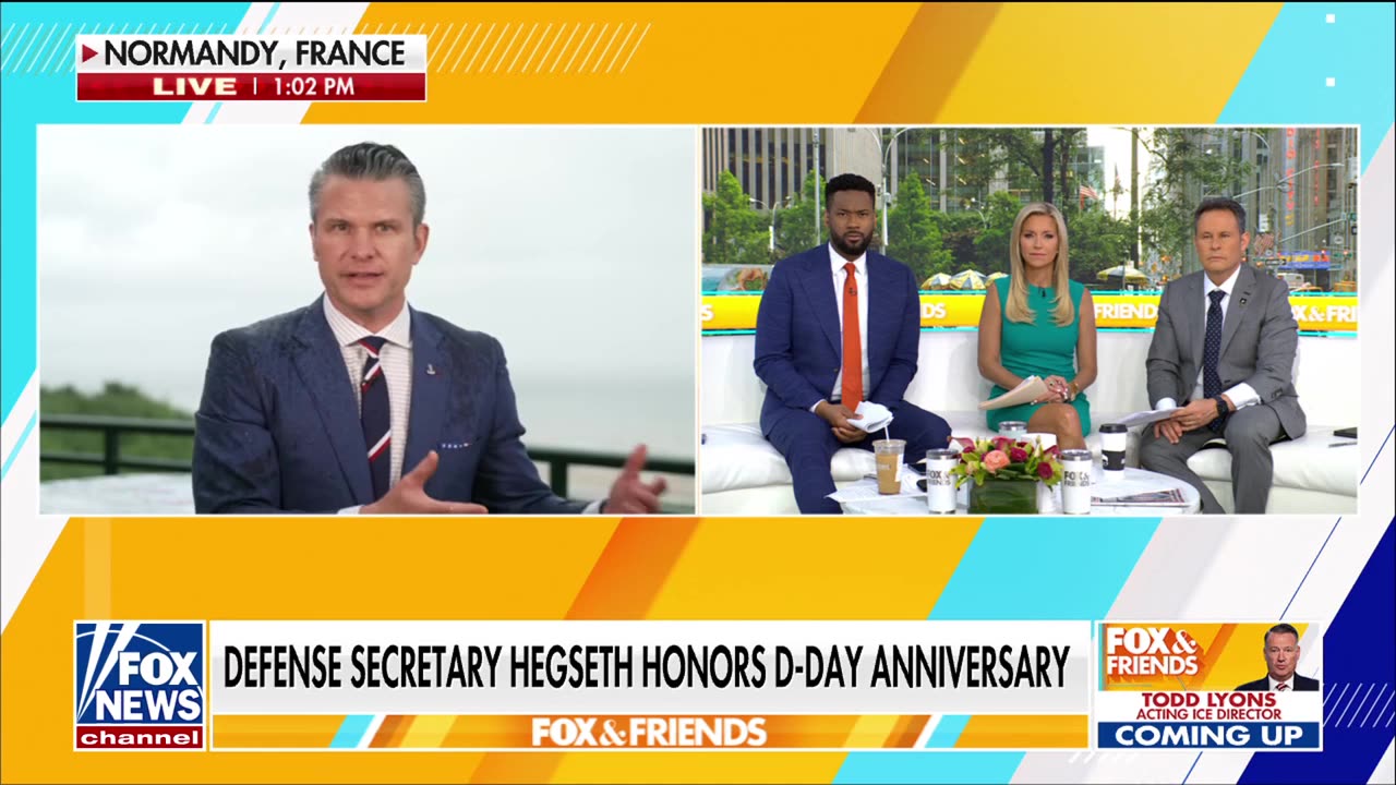 Secretary Hegseth commemorates D-Day anniversary in Normandy