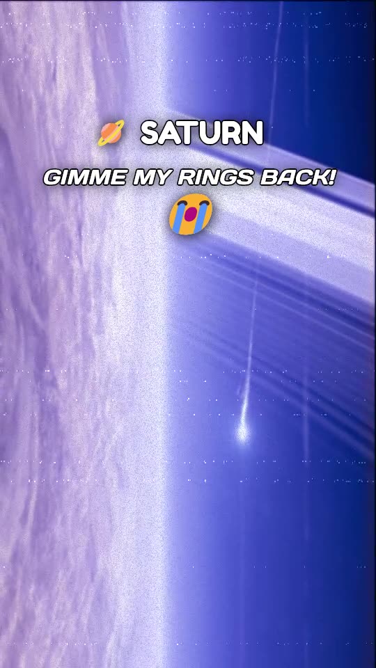 WHAT IF SATURN LOST ITS RINGS 🪐❌ #spacesuccess #earth #planet #solarsystem #universe