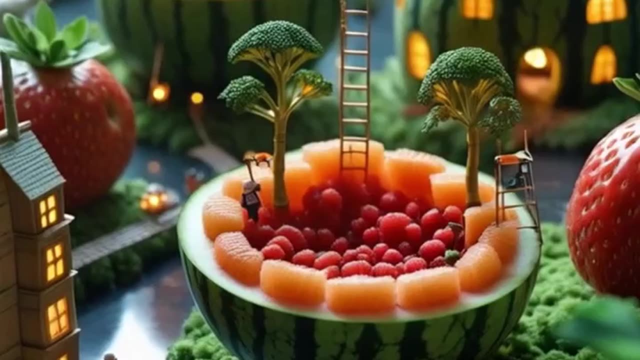🍑 Fantasy & Magical Fruit Worlds
