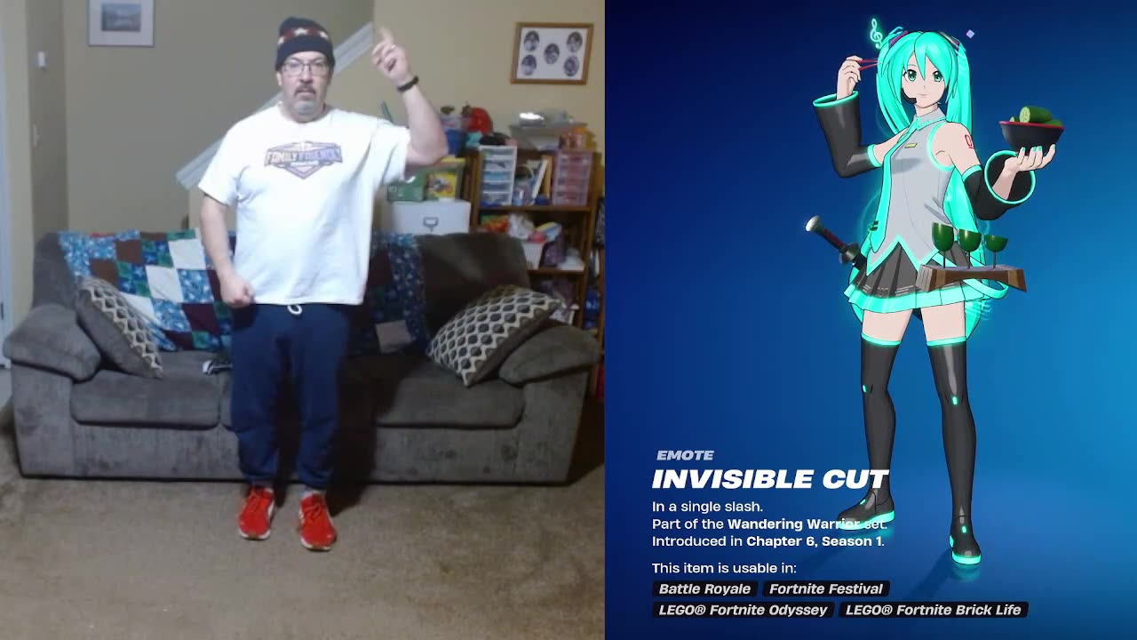 FFG Dance Fortnite Emotes Invisible Cut