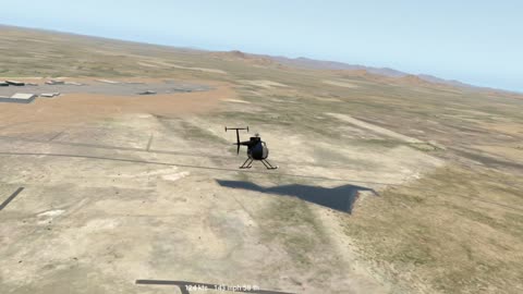 puttin some MD 500D Training Time in under Ubuntu 24 and Xplane 11.55 -