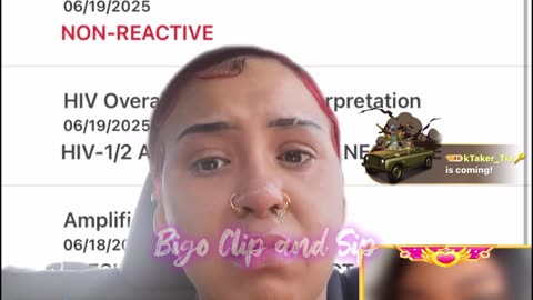 PYT crying in an Uber after G2T breaks up with her n puts her out 7/1/25 #bigoclipandsip